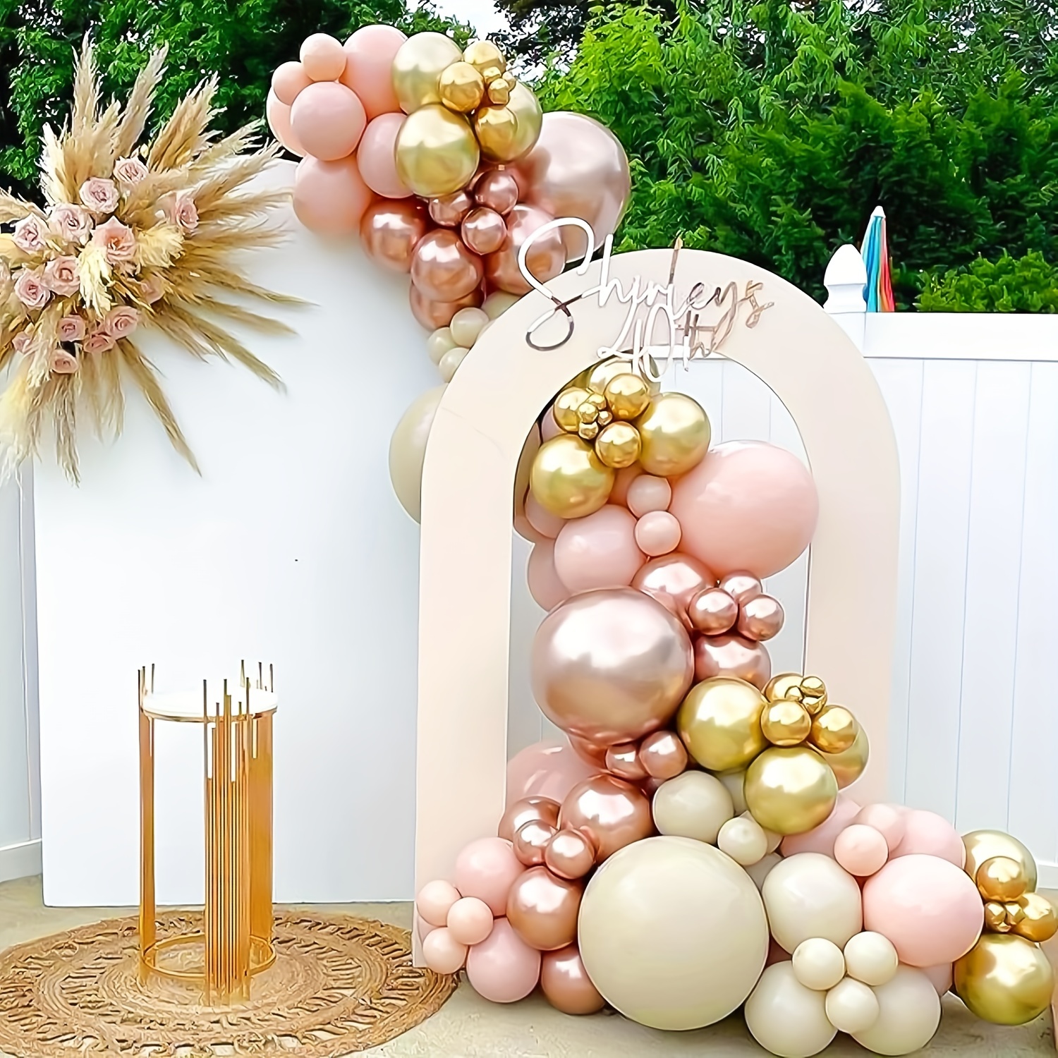 Kit Arche de 70 Ballons Rose Gold - Anniversaire - Annikids