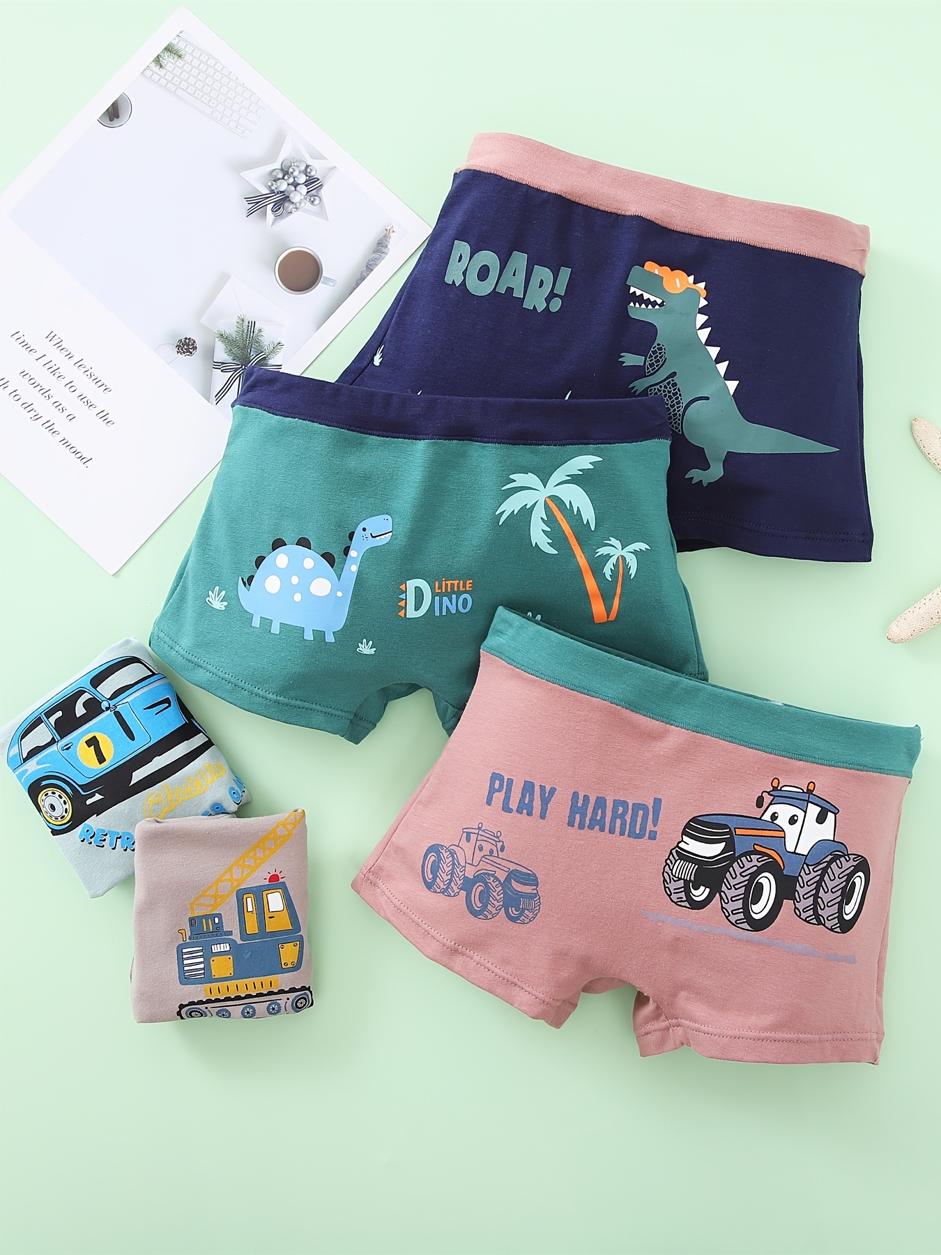 DISNEY PIXAR MULTI Character Boys Toddler 5-Pack Underwear Briefs
