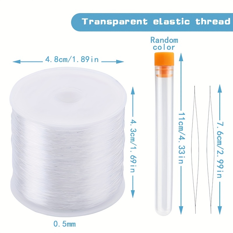 Beading Kit Transparent Elastic Rope Bungee Rope Jewelry - Temu Canada