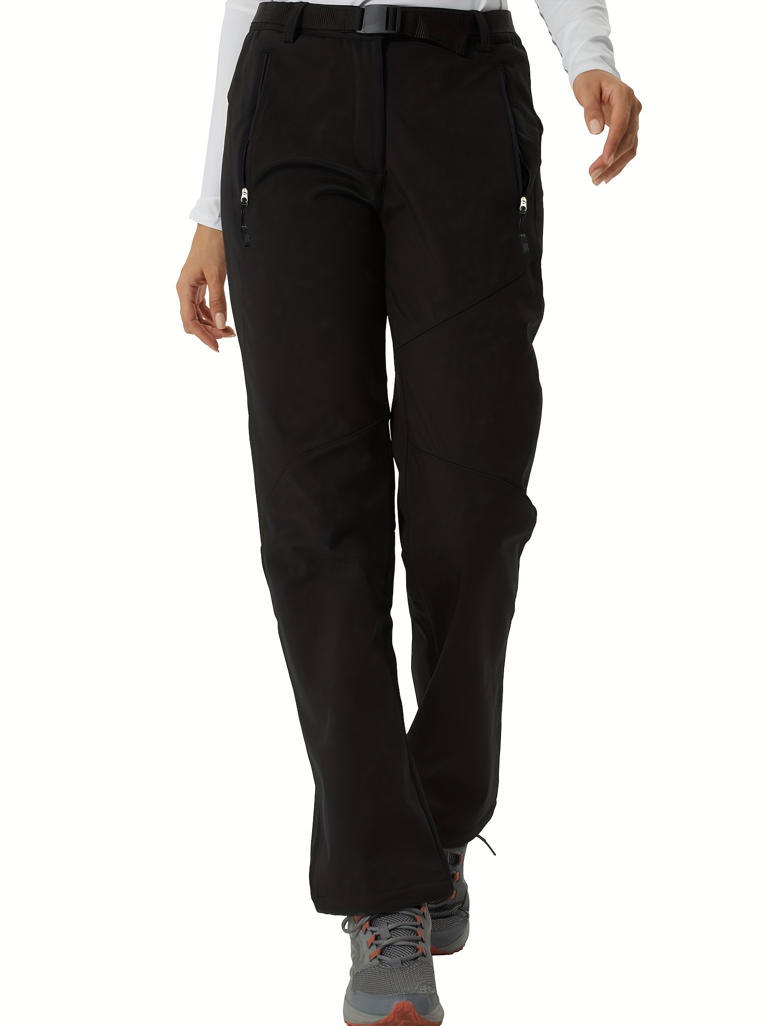 * Waterproof Fleece-Lined Pants for Outdoor Activities - Ideal for Hiking,  Climbing, Motorcycle Riding, and Skiing