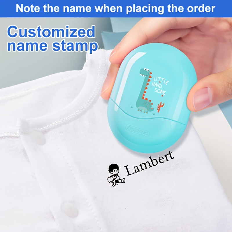 Custom made Blue Name Stamp For School Supplies Your Ideal - Temu