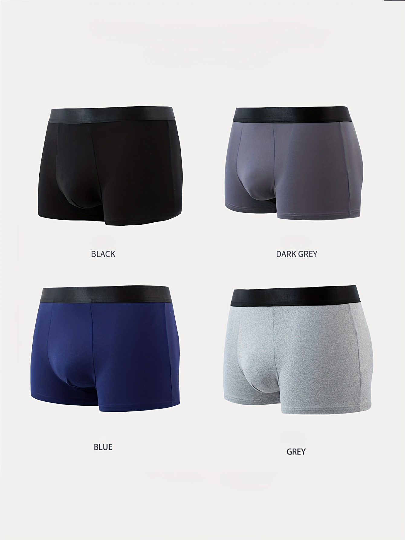 Boxers De Algodon Para Hombre - Temu