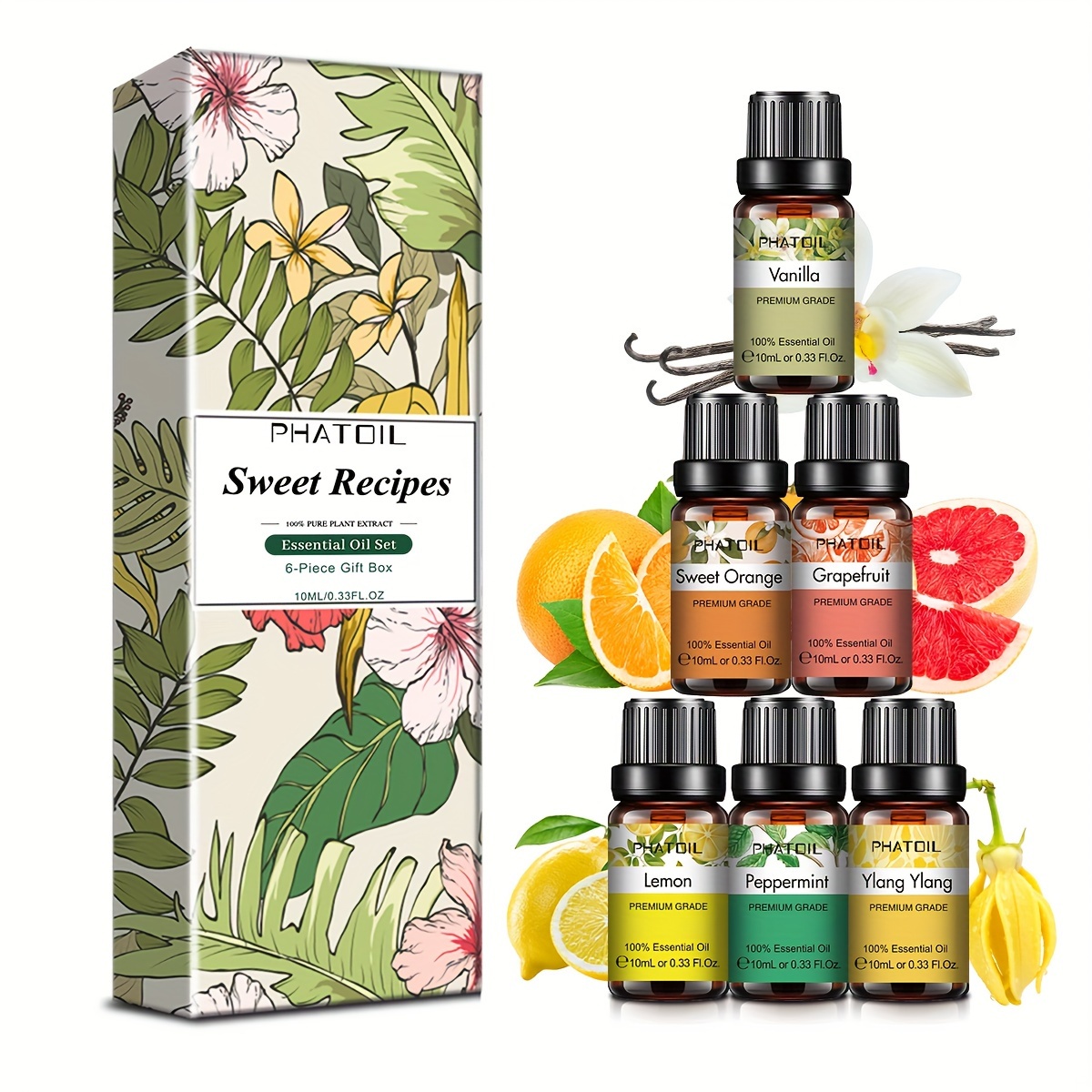 2-Pack Pineapple Essential Oil 100% Pure Oganic Plant Natrual Flower  Essential Oil for Diffuser Message Skin Care - 10ML