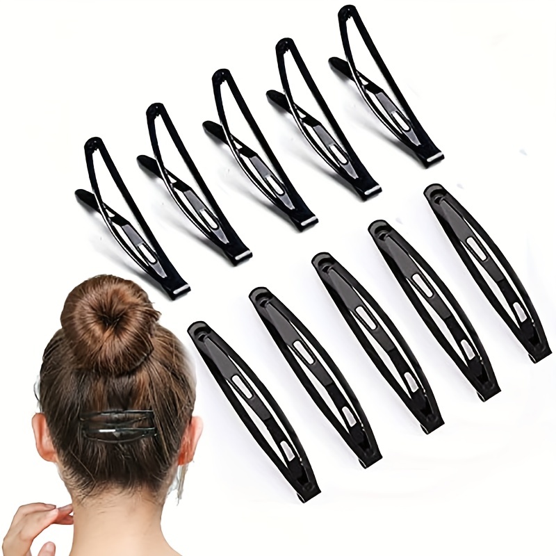 6 Pieces Wig Clips Metal Snap Hair Clips With Rubber Silicone Back For Wigs  Hairpiece Accessories - - Temu