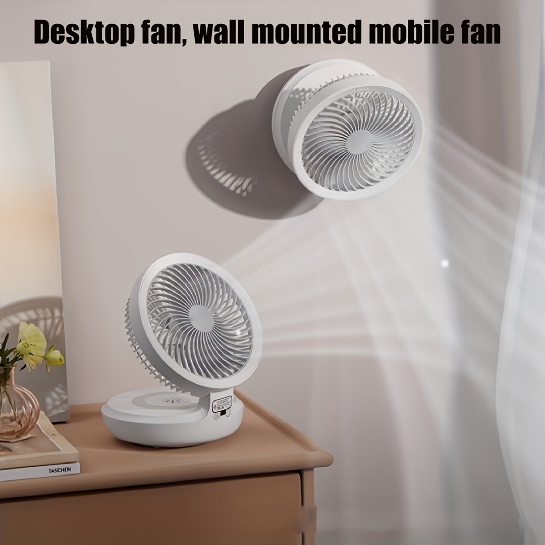  Ventilador de pared – Ventilador de pared de alta velocidad de  16 pulgadas, silencioso de 4 aspas y 3 velocidades, ventilador de pared con  control remoto para patios, dormitorio, hogar, cocina 