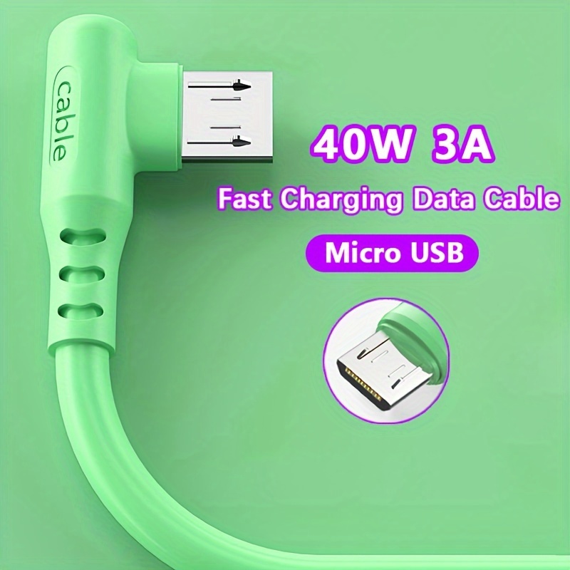 Micro Usb Cable [ ] Rampow Long Android Charger Cord Qc 3.0 - Temu Germany