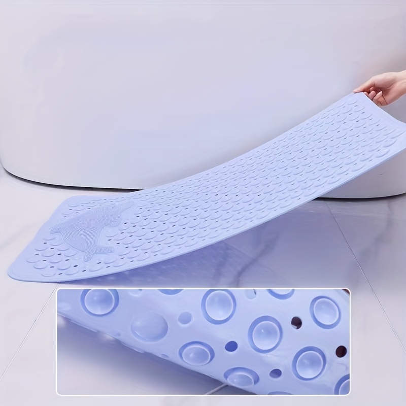 Household Bathroom Non-slip Mat Bathing Waterproof PVC Floor Mat for Bathtub  Toilet 