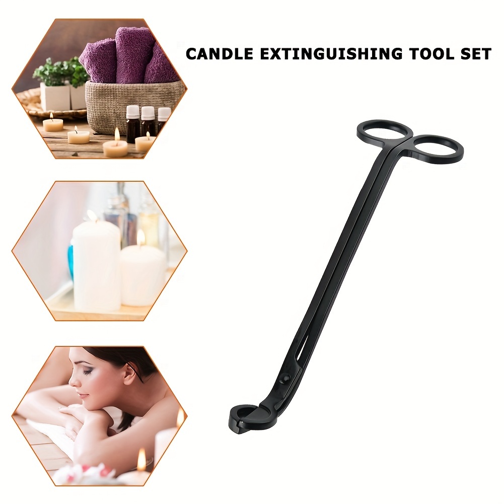 Stainless Steel Candle Wick Trimmer With Oil Lamp Scissor Cutter
