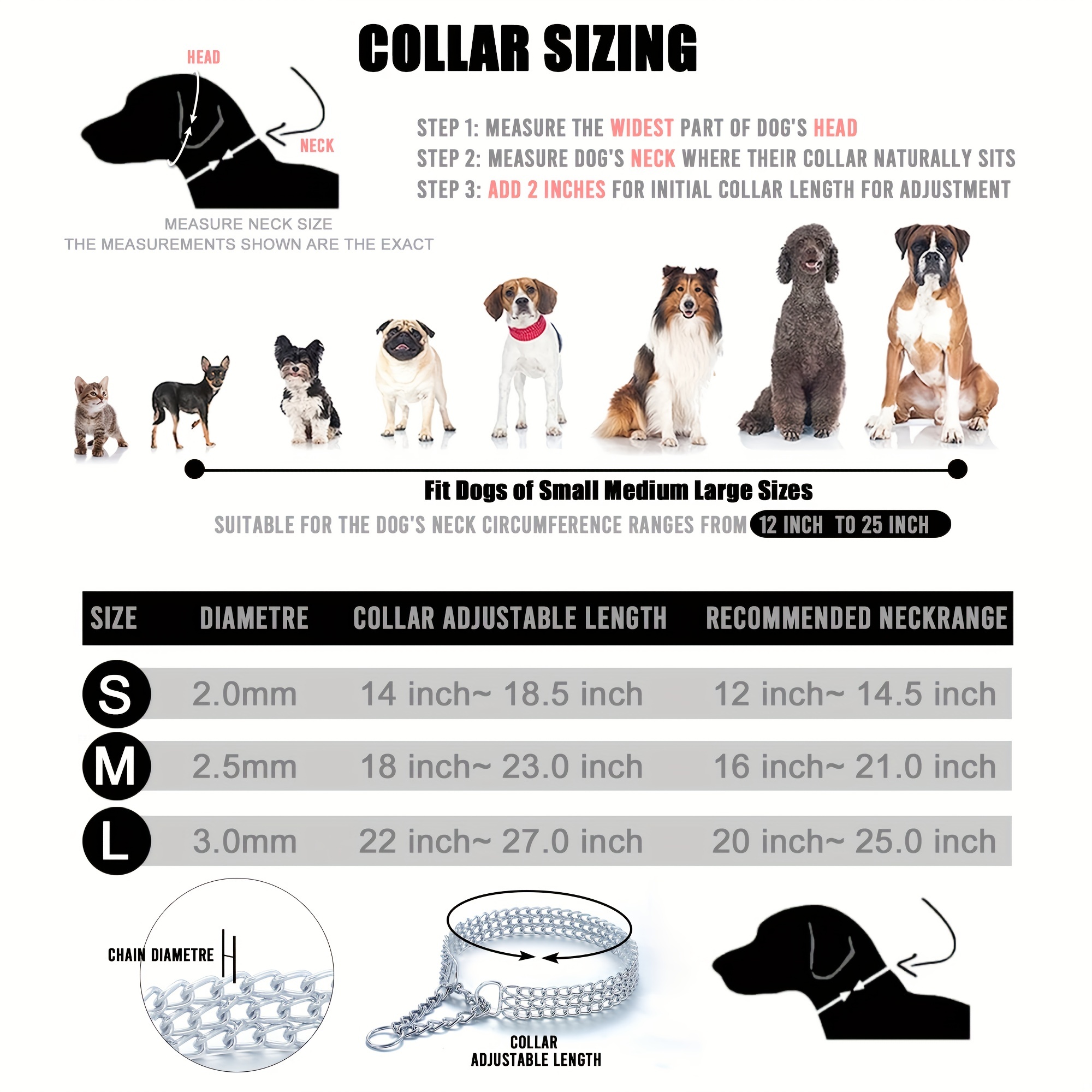 Dog Collar Medium - Contour Grey