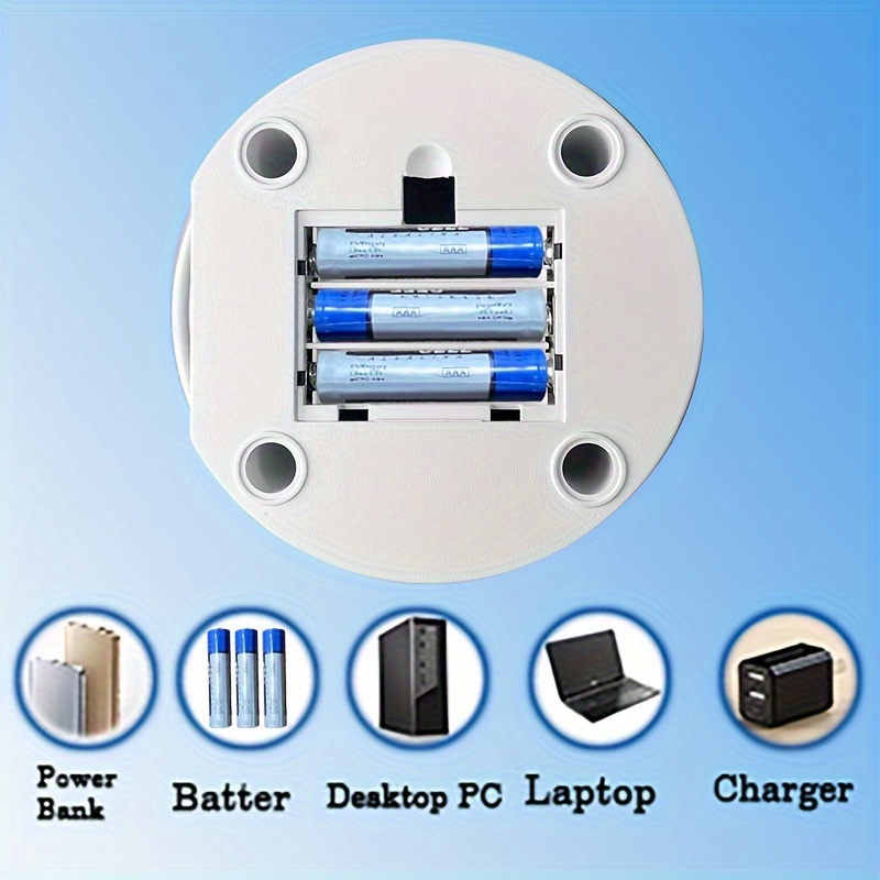 Spinning Display Stand with 6 PVC Backgrounds Battery/USB Power