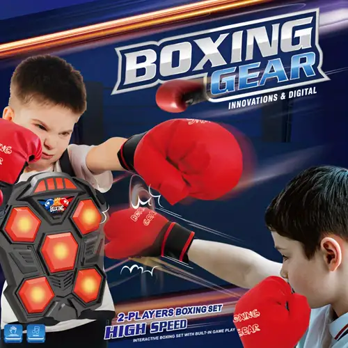 ArmoGear Saco de boxeo para niños | Saco de boxeo para niños con soporte |  Guantes de boxeo y bomba de mano incluidos, soporte ajustable | Bolsa de