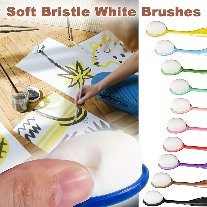 Blending Brushes For Crafts Craft Ink Blending Brushes - Temu