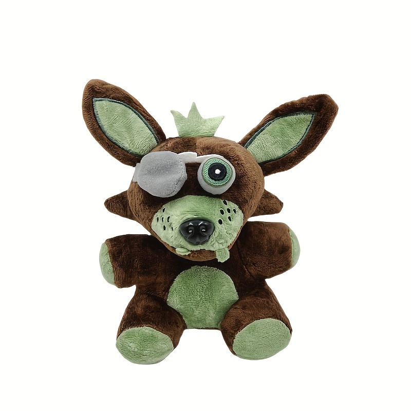 Five Nights At Freddys Phantom Foxy Green Brown Plush Stuffed Toy