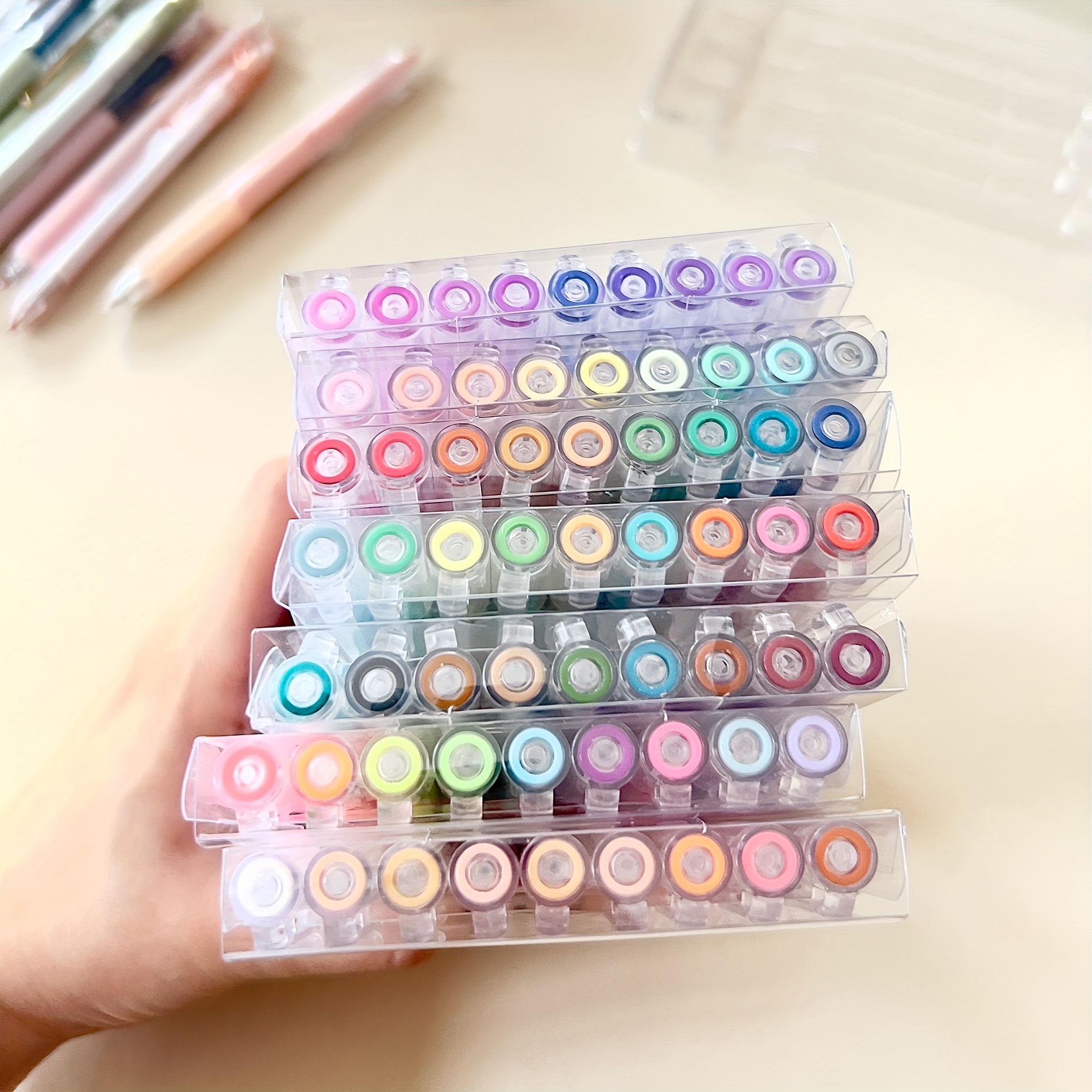 9pcs/set Morandi Color Gel Pens