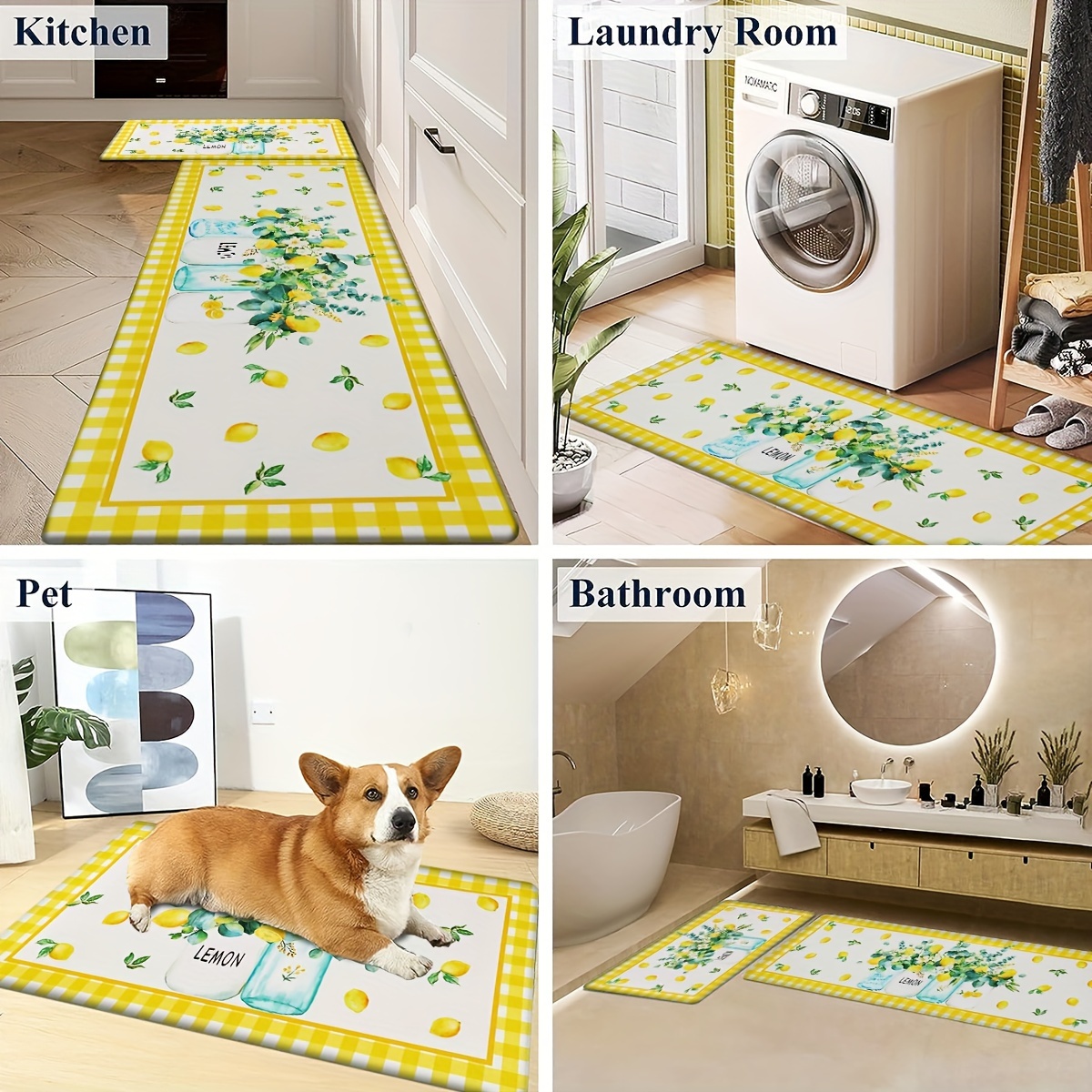  Pet Friendly Floor Protectors Mat, Anti-Skid