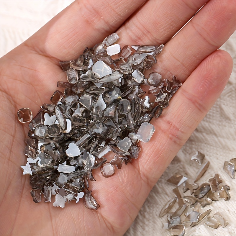 100pcs 3D Aurora Fatback Resin Crystal Rhinestones for Nail Art