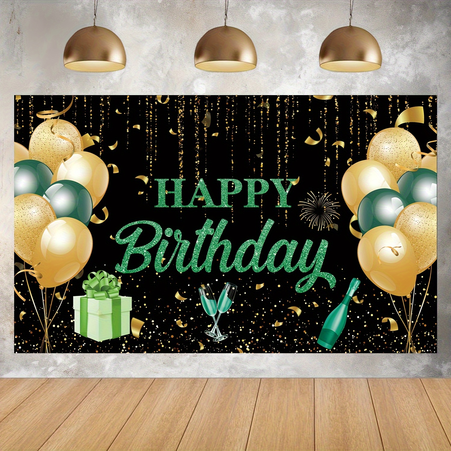 Party Decorations 1st Birthday Green Color Scheme Big One - Temu South  Africa