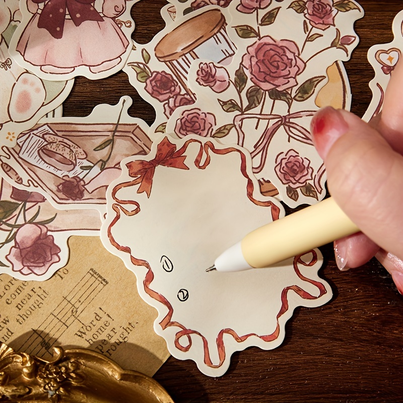 30pcs Special shaped Note Book Writable Note Paper Journal Material Notepad