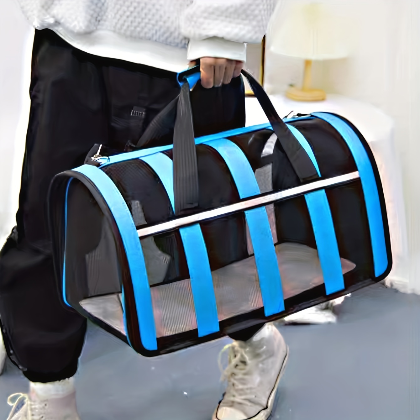 Dog Carrier, Cat Carriers, Airline Approved Pet Carrier, For Small Medium  Dogs Cats Puppies, Collapsible Soft Sided Travel Puppy Carrier Bag - Temu