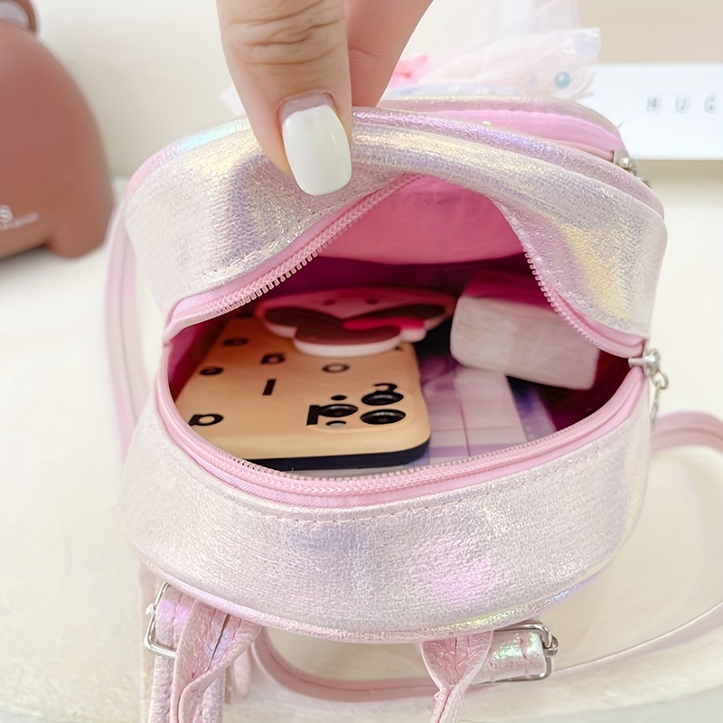 Mermaid Sequin Bow Kindergarten Shoulder Bag Girls Boys Backpack