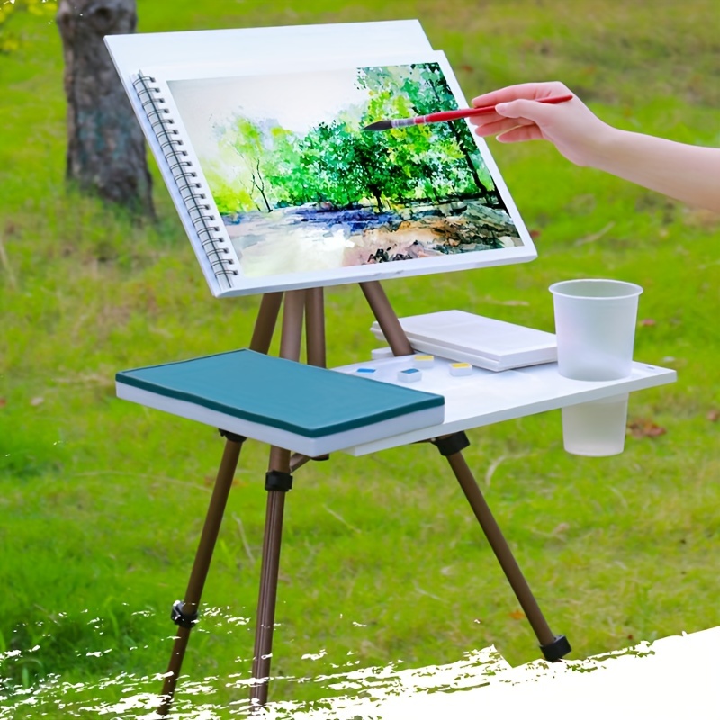 Portable Artist Easel Stand - Adjustable Height Painting Easel with Bag -  Table Top Art Drawing Easels for Painting Canvas