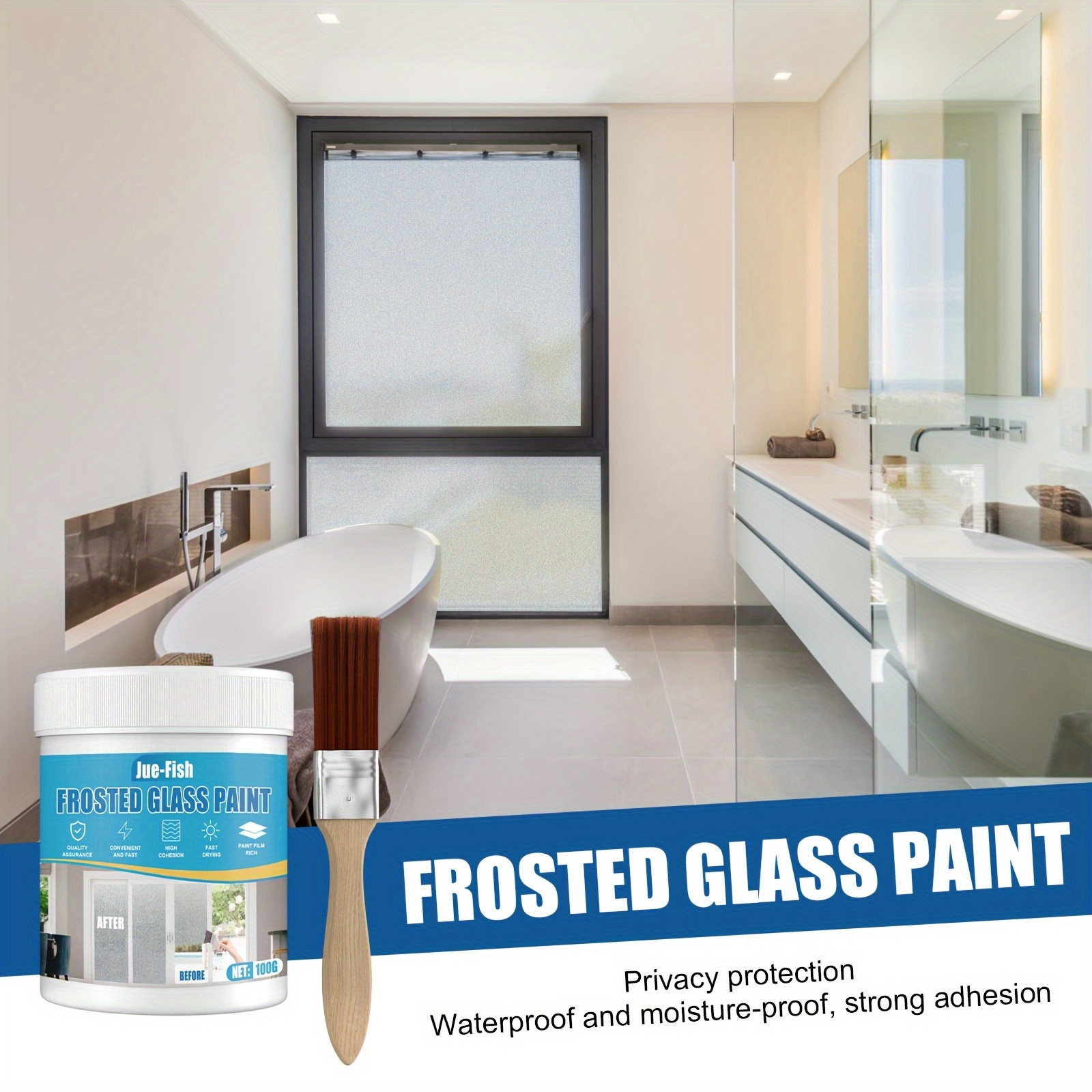 Frosted Glass Paint Door And Window Blackout Frosted Glass - Temu