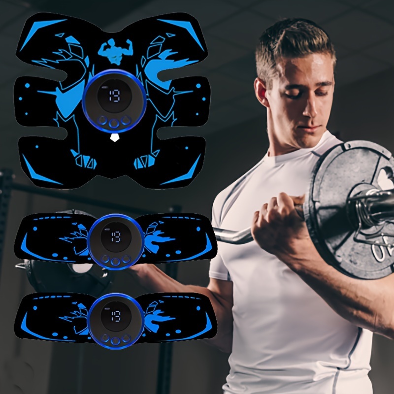 EMS Abdominal Muscle Stimulator Trainer USB Connect Abs Fitness