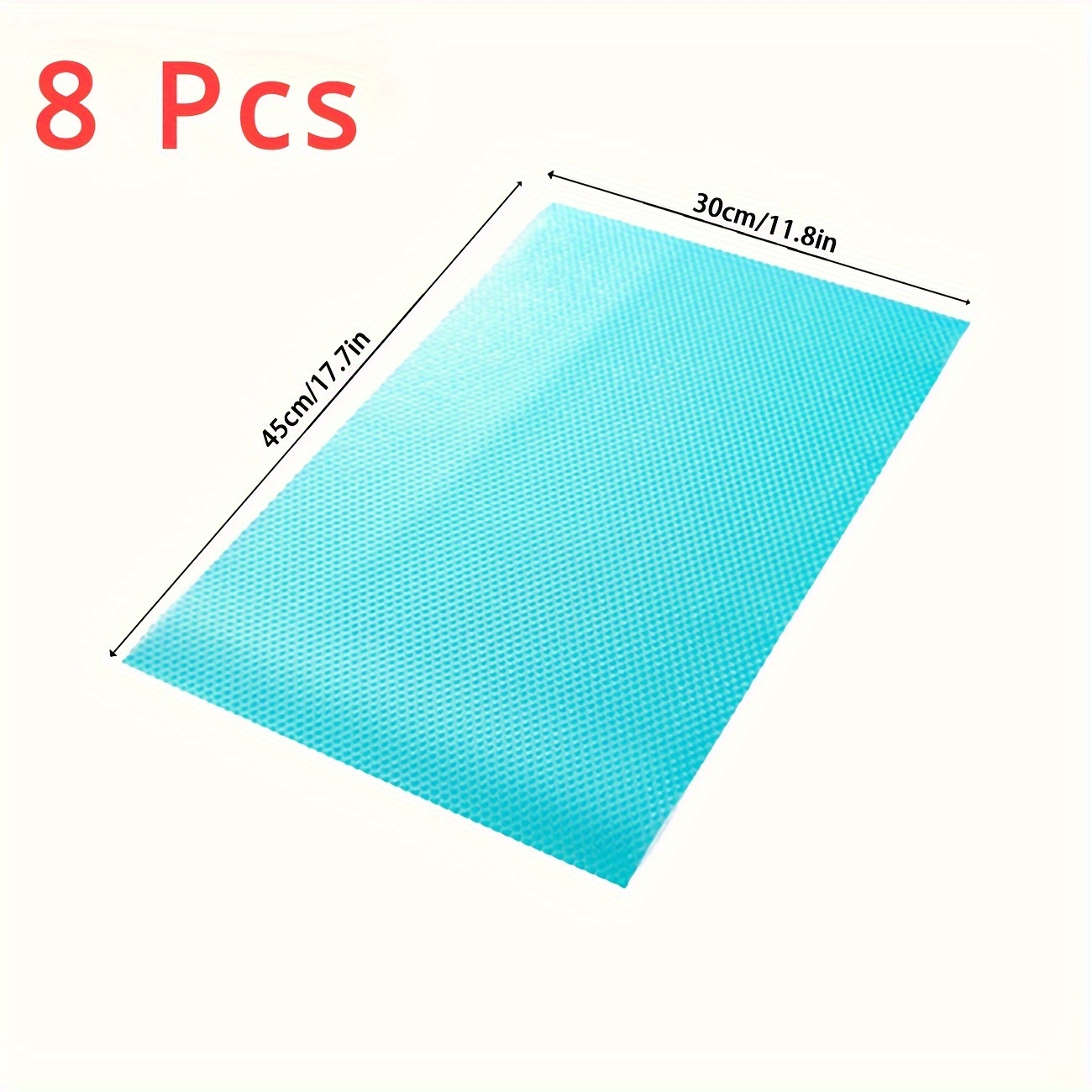 1Pc Refrigerator Mats for Top Freezer Glass Shelf,Washable Fridge Mats  Liners Waterproof Fridge Pads Mat Shelves Drawer Table Mats Refrigerator  Liners for Cupboard Cabinet Drawers,Home Kitchen Gadgets Accessories  30*45cm/11.8*17.7inches