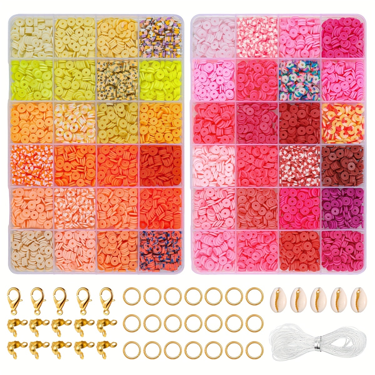  QUEFE 15350pcs, 72 Colors Clay Beads for Bracelet Making Kit, Jewelry  Making Kit for Girls 8-12, Polymer Heishi Beads, Letter Beads for Jewelry  Making, for Gifts, Crafts, Preppy : Arts, Crafts