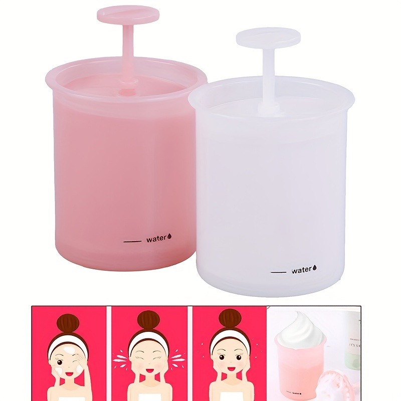 Facial Cleanser Bubble Foaming Device For Facial Cleanser - Temu