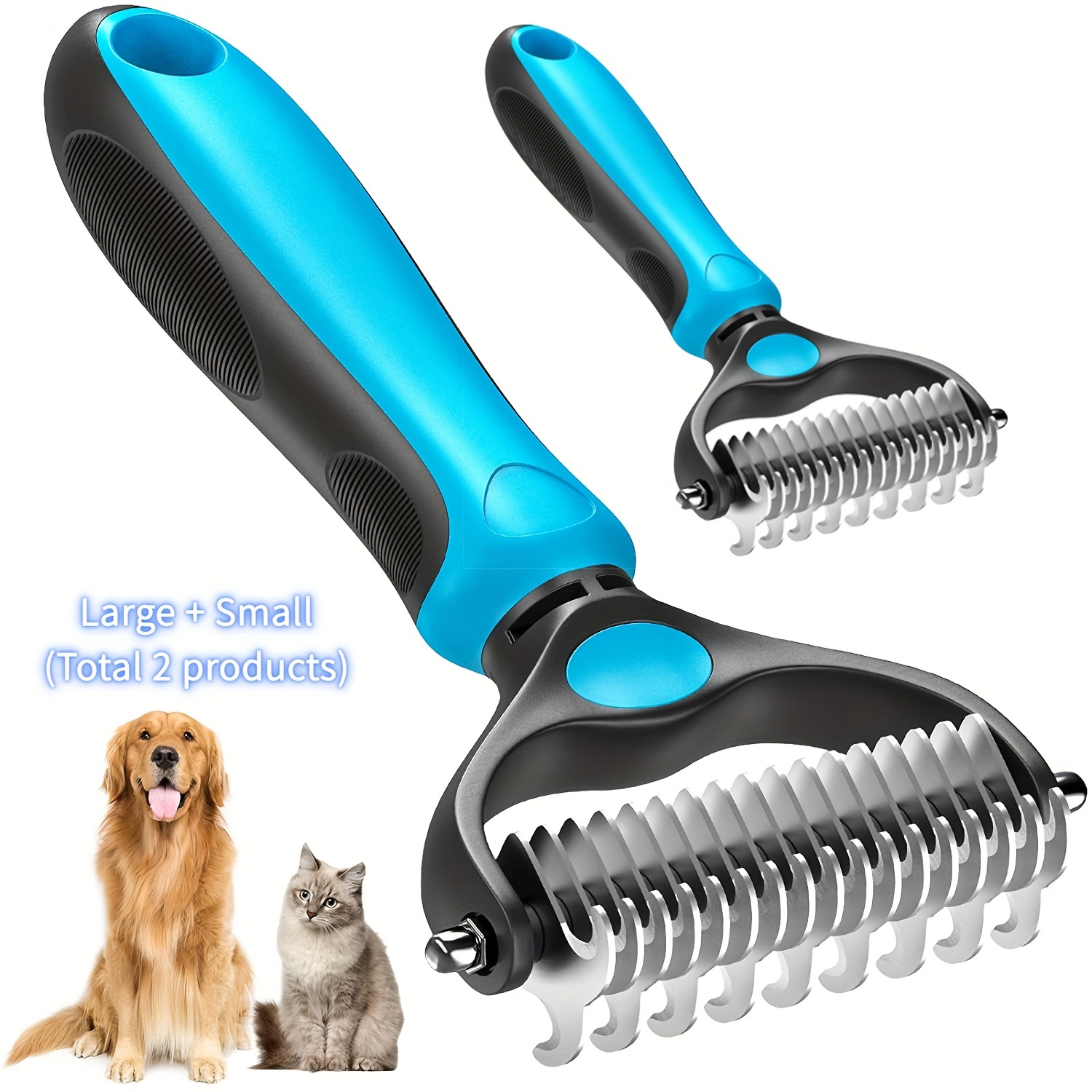 Double Sided Pet Brush | RexiPets, Small