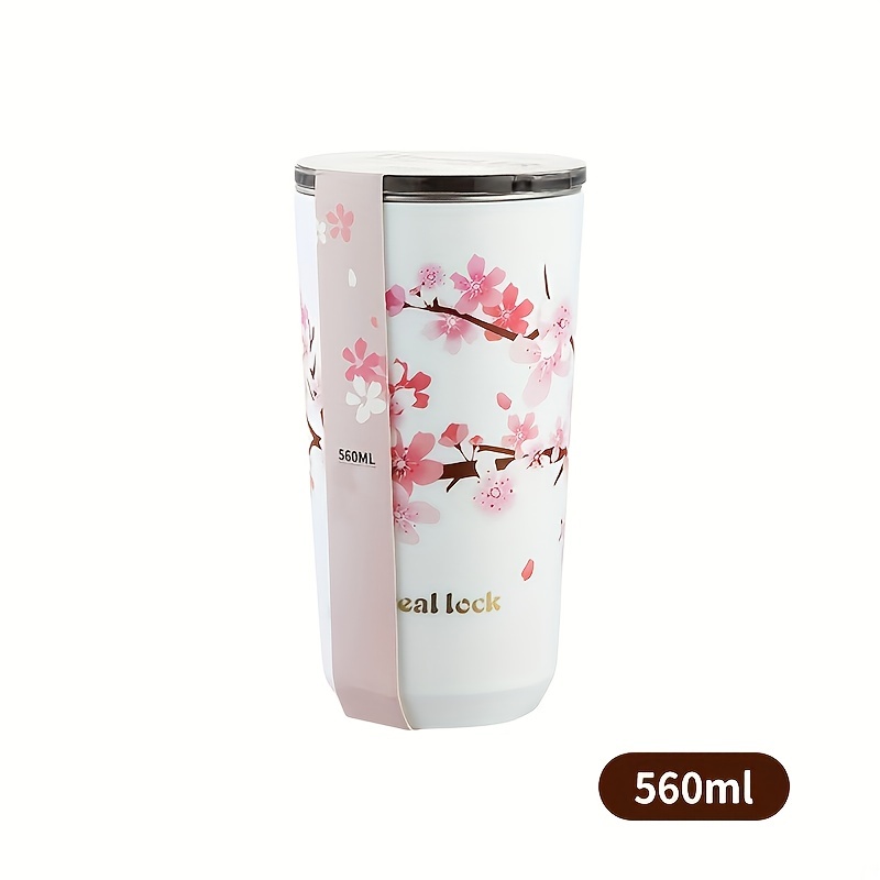 2 tasses à café en verre peintes fleurs de cerisier japonais, fleurs de  sakura - Un grand marché