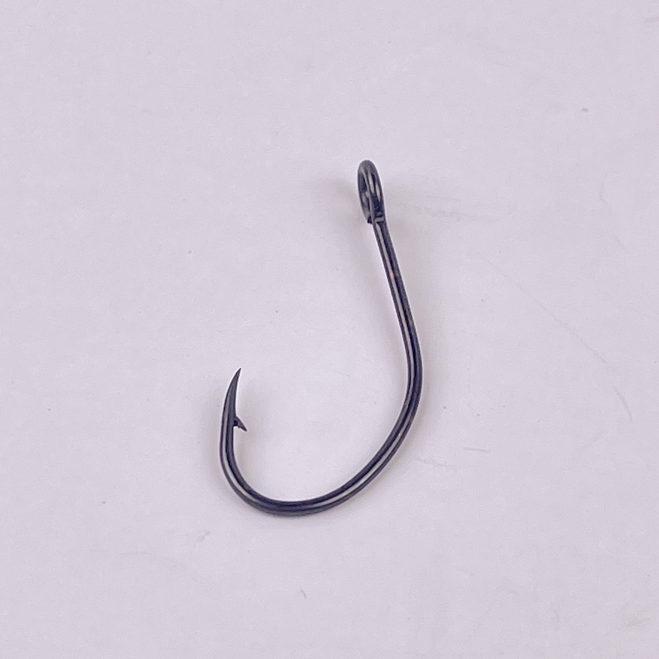 Size 1# 12# Fish Hooks Big Eyes Barbed Fishing Hooks Fishing - Temu