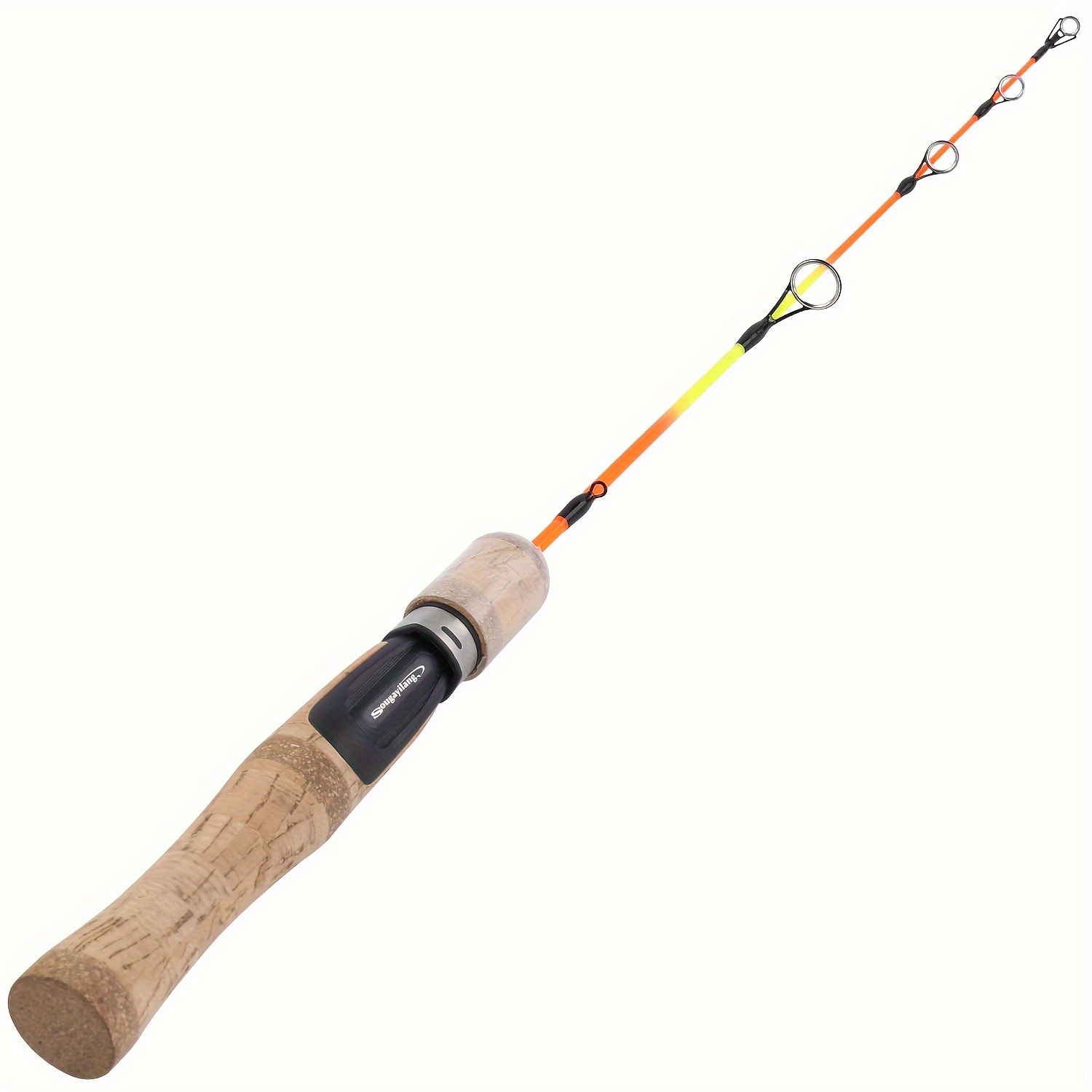 Sougayilang Ice Fishing Rod Portable Spinning Rod Cork - Temu