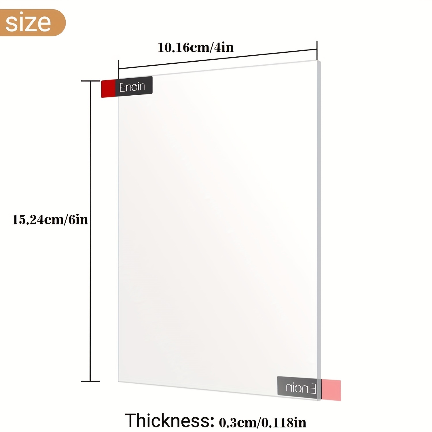 2pcs 4x6 5x7 8x8 8x10 11x14 12x16 clear       0 118   plastic         for       frame paintings  