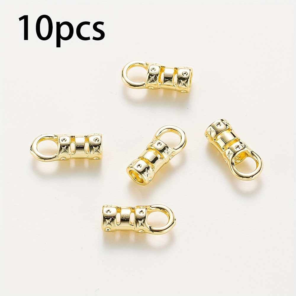 1Set 14K Gold Plated Brass Jewelry Clasp Fish Hook Clasp Closing