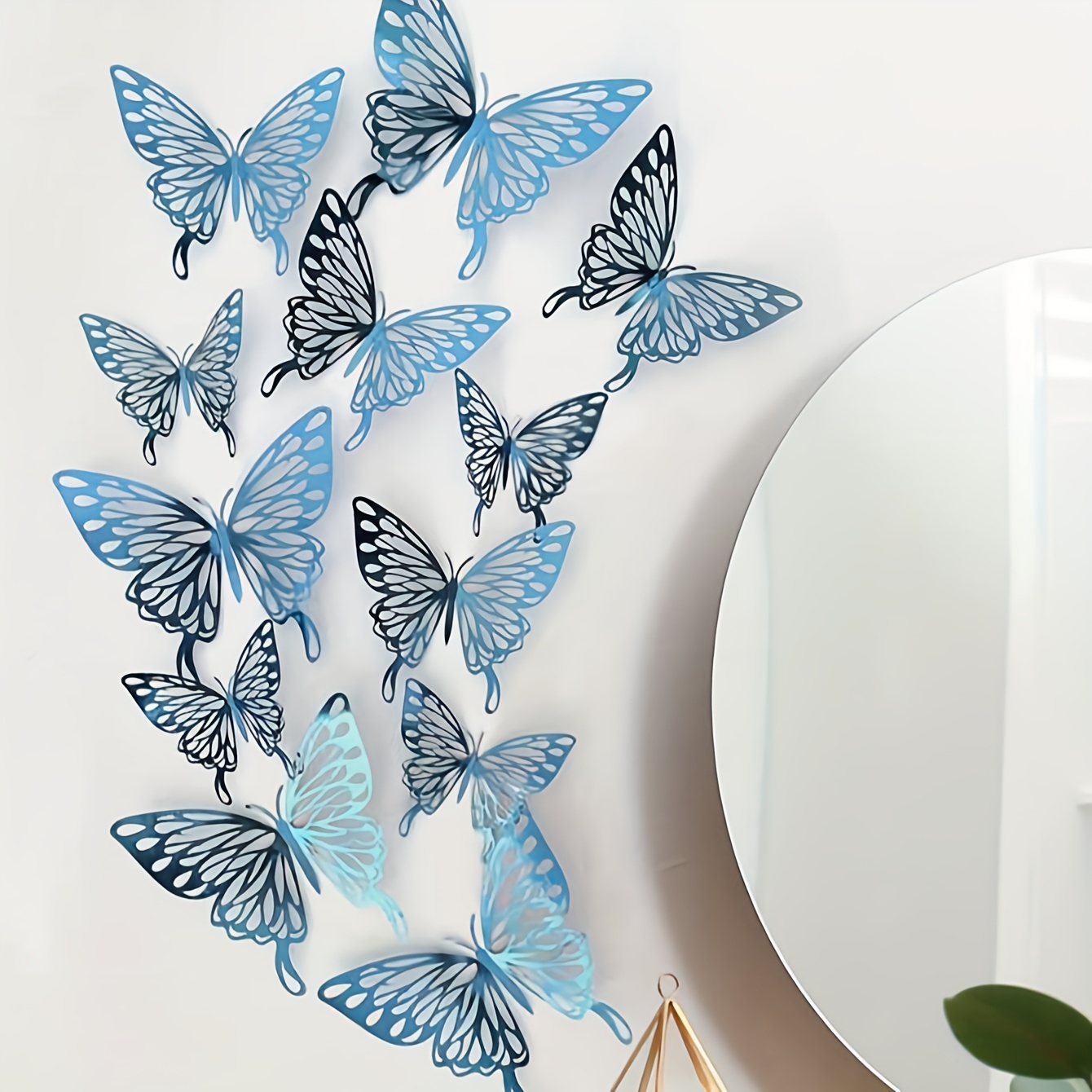 Sticker - 3D Hollow Butterfly Decoration Sticker