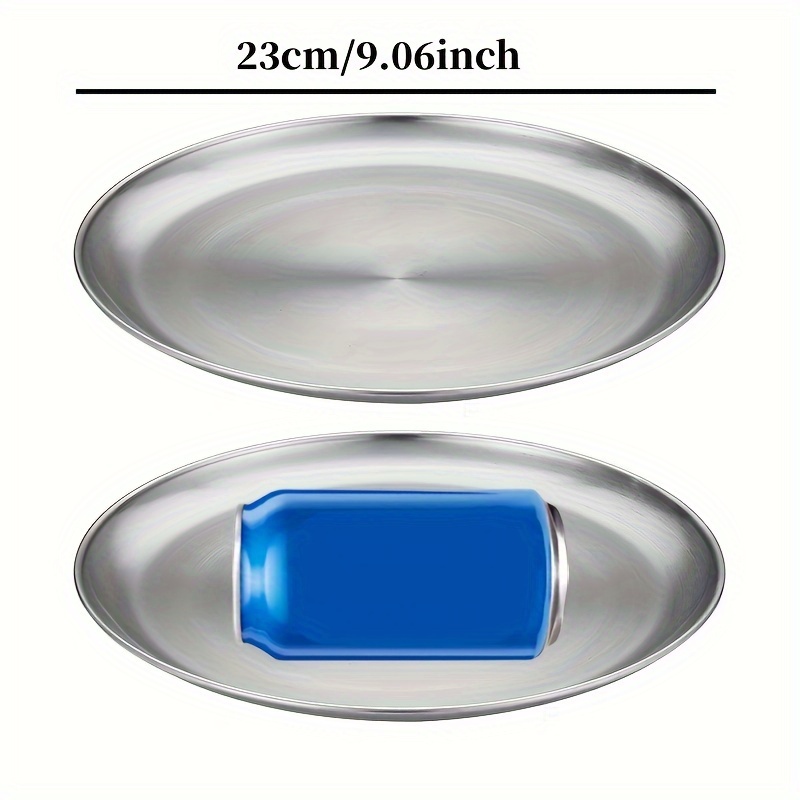 Stainless Steel Plate - 23 cm / 9