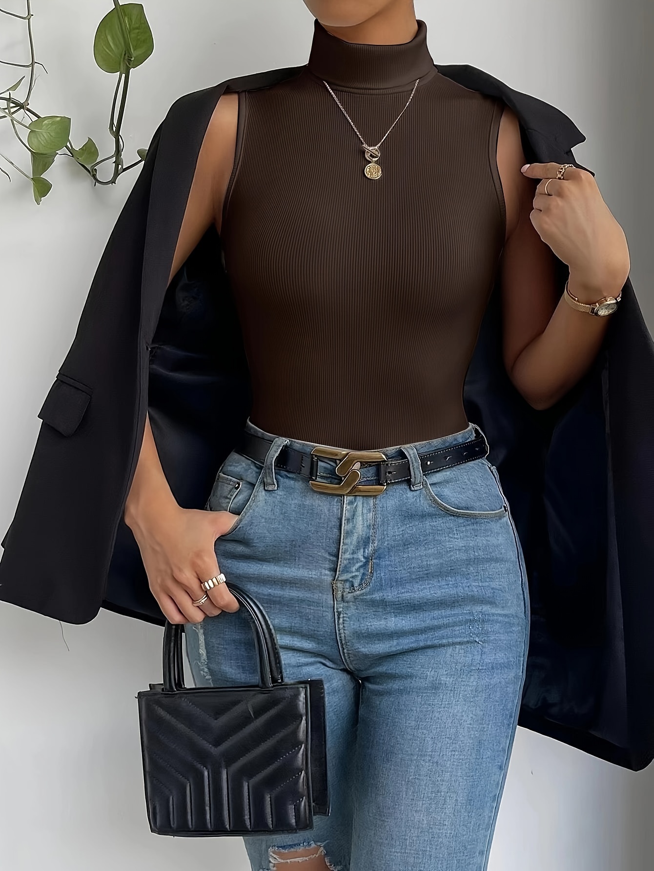 Turtleneck tank hotsell top outfit