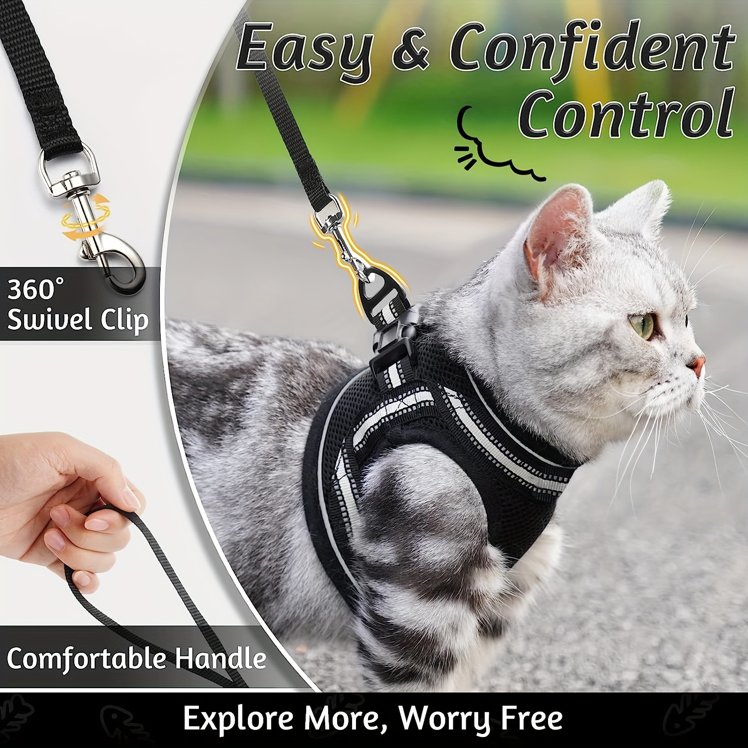 Escape free shop cat harness