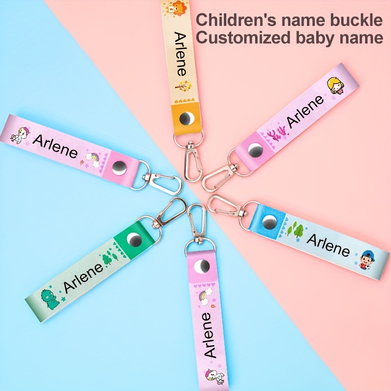 Customized Name Tags For Kids Personalized Name Tags Casual - Temu