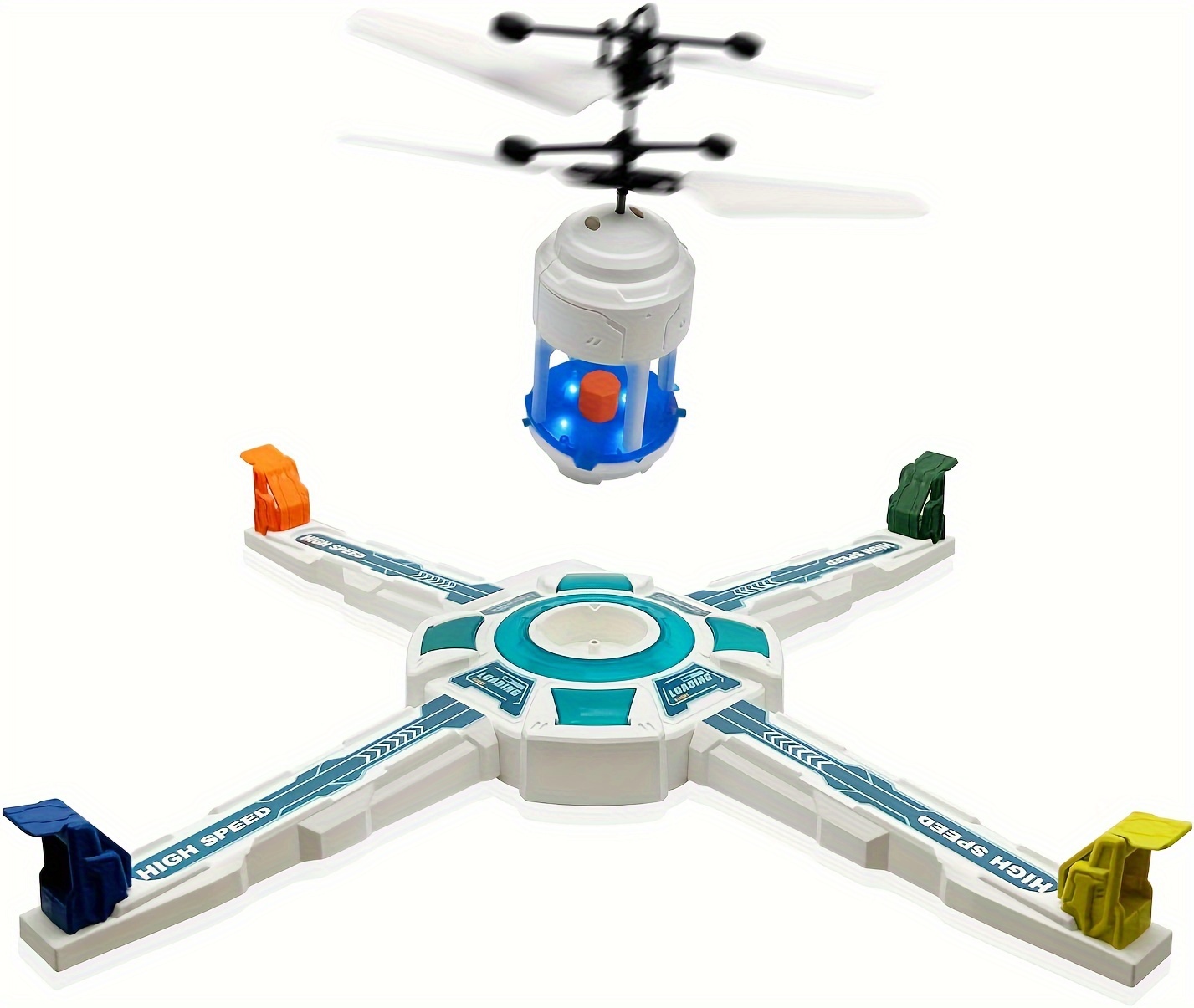 Toys Magic Flying Drone Toy With Lights, Mini UFO Toy Suitable For Multiplayer Competition Indoor Outdoor Christmas Birthday Catapult Drone details 2