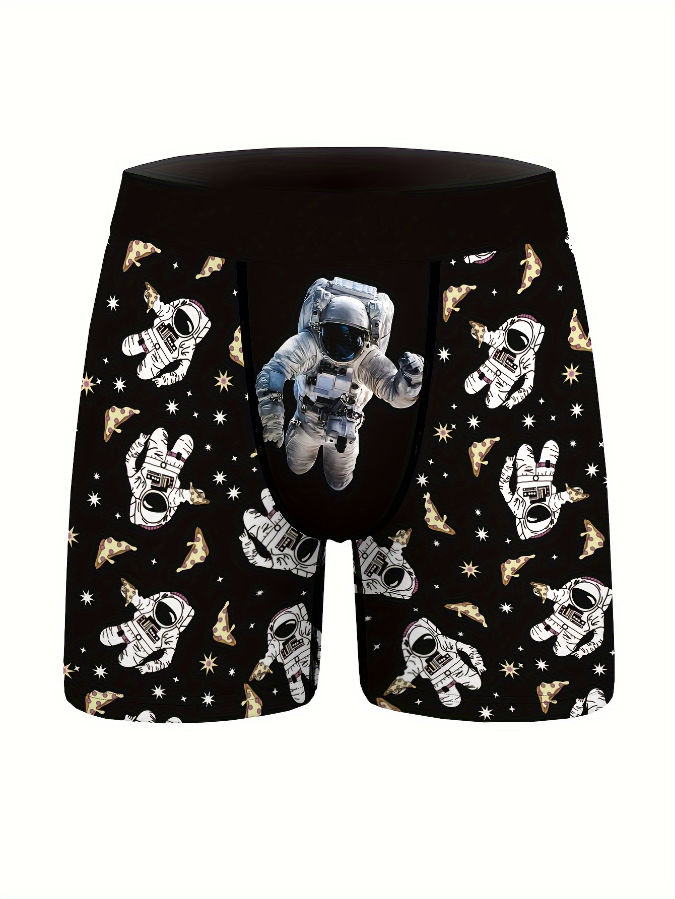 Men's 3d Wolf Pattern Print Fashion Personalized Boxer - Temu Canada