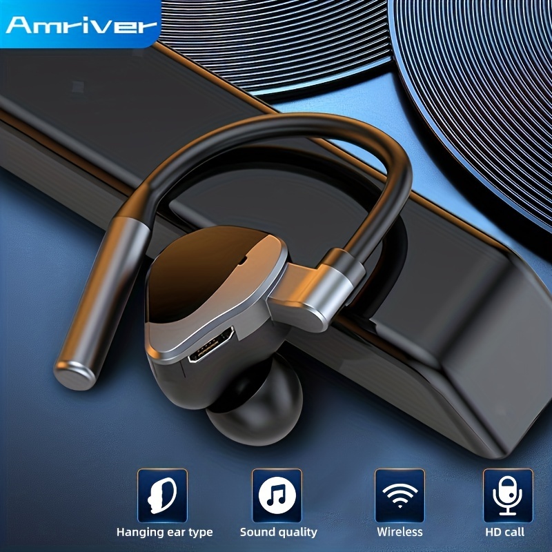 Comprar Auriculares Bluetooth de negocios, auriculares inalámbricos,  auriculares manos libres con micrófono para iPhone Android