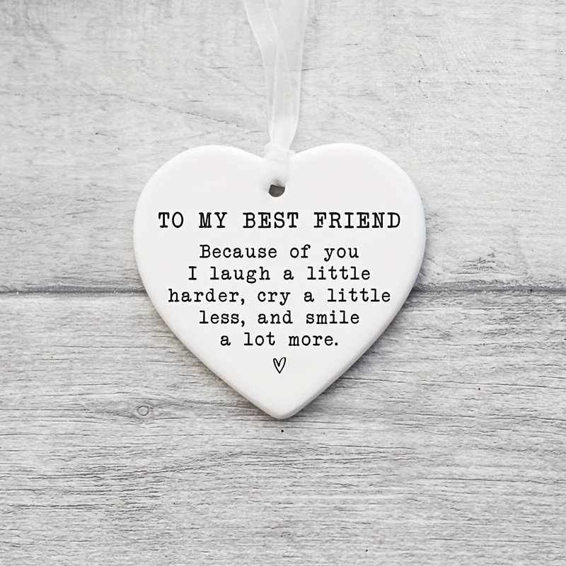 Cousins Gift Friendship Gift Personalised Ceramic Heart -  Portugal