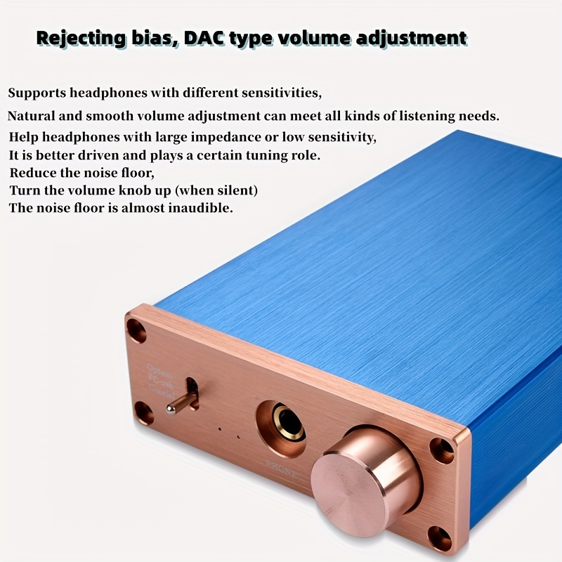 DAC Amplifier, Headphone Amplifier, Digital Audio Decoder