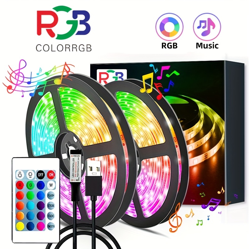 DC5V 5050USB RGB TV Background LED Light Strip Kit Flexible Tube SMD  Decorative