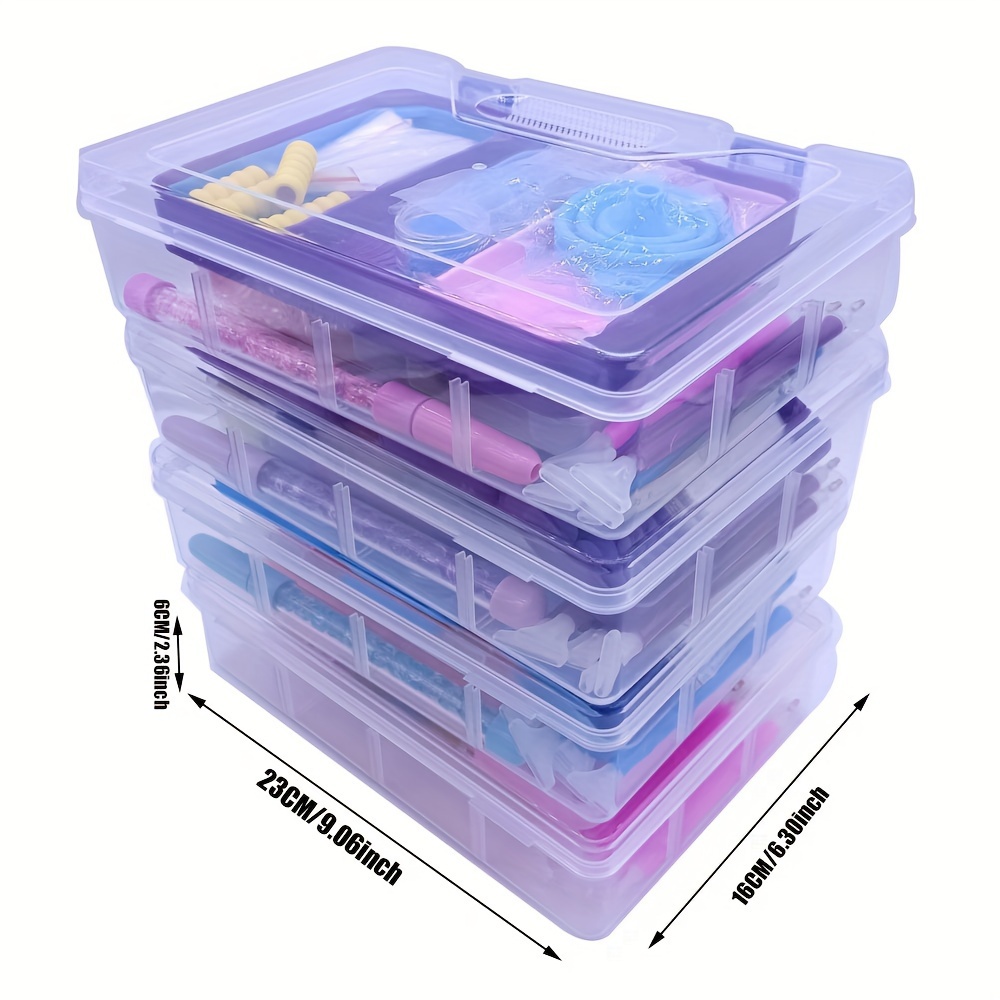 DIY Diamond Painting Tools Kit, Diamond Embroidery Accessories Storage  Container, Diamond Painting Accessories Pen Tray Rhinestone Art Painting  Storag