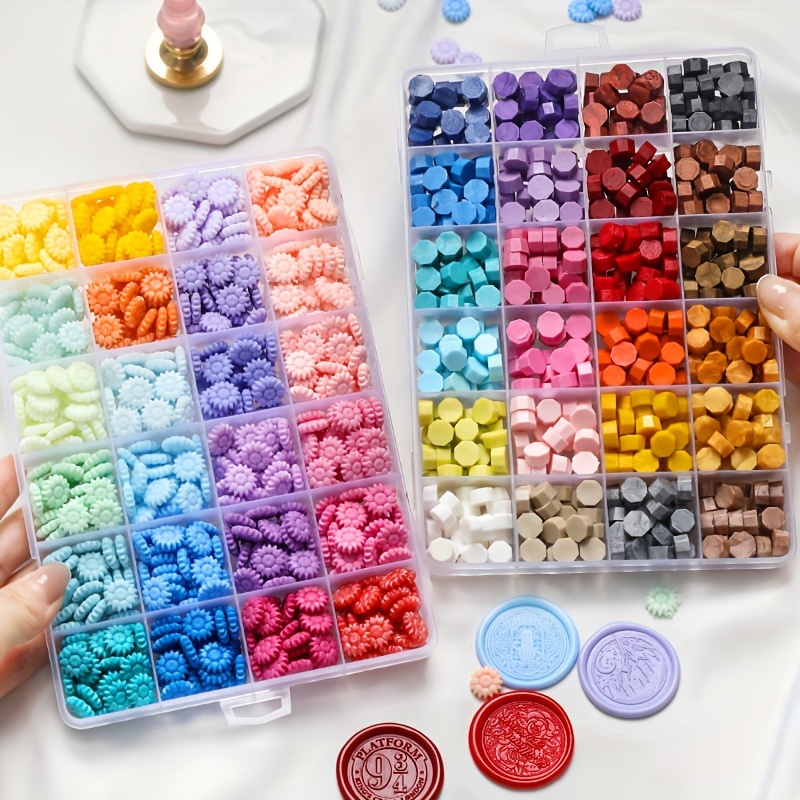 24 Color Wax Seal Beads
