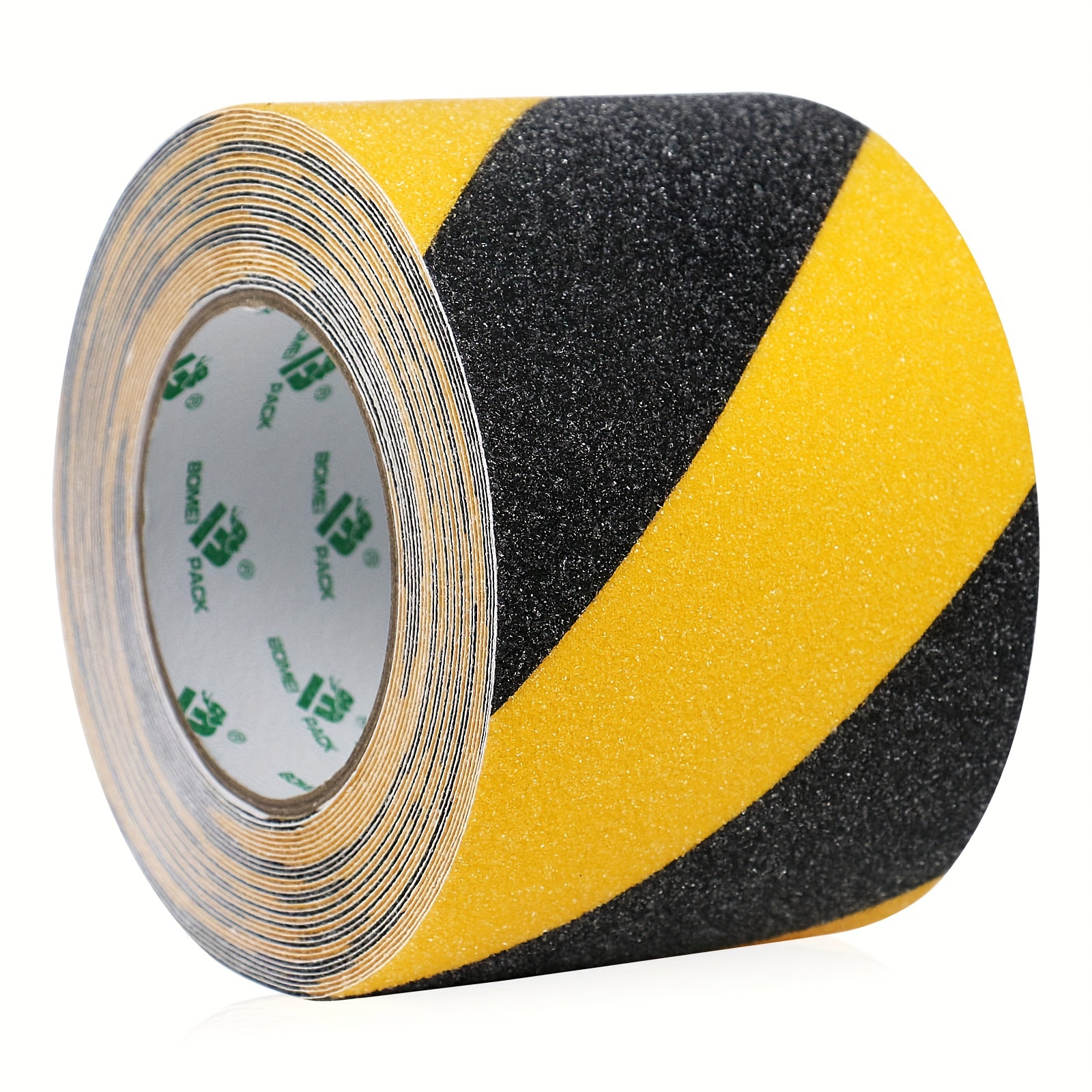 extra large anti slip waterproof tape 100mm x 10m high   for stairs bathrooms pools office use durable pvc material yellow black